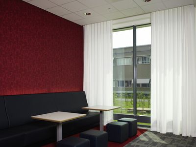 Curtain Systems, SG 5100, Colorama 2, Room Shot "WY Building", High Tech Campus Eindhoven, NL