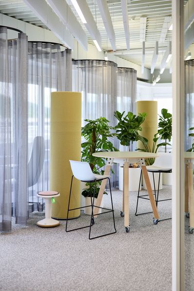 Hand Operated Curtain Track Systems, SG 6870, Colorama Acoustic, Interstuhl Liveroom, Messstetten-Tieringen, Germany