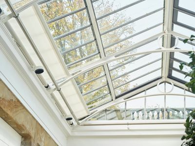 Takfönstersystem, SG 8600, Versascreen 1-10%, The Camellia House, Wentworth, South Yorkshire, United Kingdom