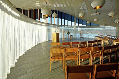 Gardinsystem, SG 5600, Customer Fabrics, Bunurong Memorial Park – The Sanctuary, Bangholme, Australia, Wave