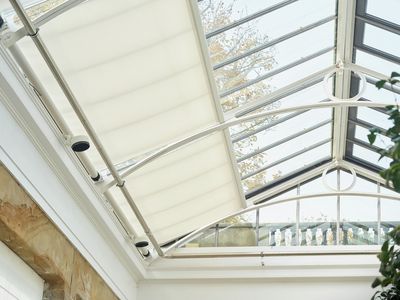 Takfönstersystem, SG 8600, Versascreen 1-10%, The Camellia House, Wentworth, South Yorkshire, United Kingdom