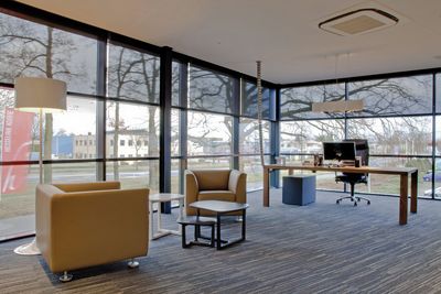 Rullgardiner, SG 4910, Multiscreen 1-10%, Room shot "Hesslink Coffee", Winterswijk, Netherlands