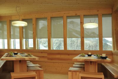 Rullgardiner, SG 4910, Multiscreen 1-10%, Room shot ""Monte Rosa SAC Lodge", Zermatt, Switzerland