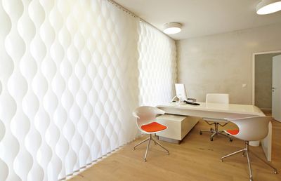 Vertical Blind Systems, SG 2960, Multi Shadow, Doctor's Office, Zug, Switzerland, Vertical Waves