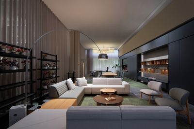 Electric Curtain Track Systems, SG 5600, Colorama 1, UFOU Showroom, Shanghai, China