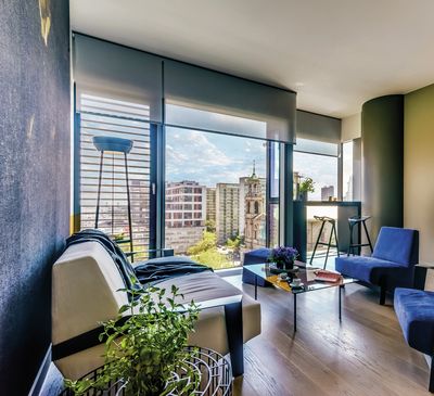 Rullgardiner, SG 4960, Multiscreen 1-10%, Room shot "Cosmopolitan Tower", Warsaw, Poland
