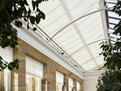 Takfönstersystem, SG 8600, Versascreen 1-10%, The Camellia House, Wentworth, South Yorkshire, United Kingdom